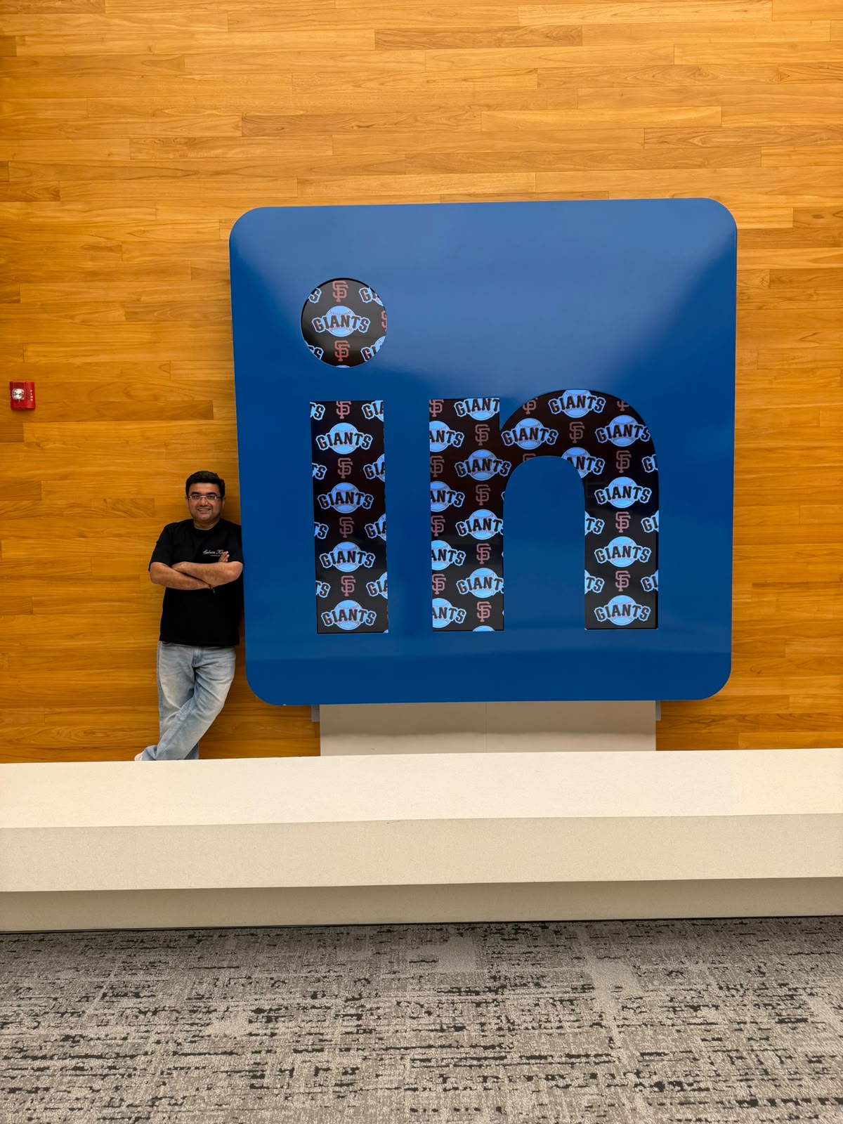 At LinkedIn HQ, San Francisco